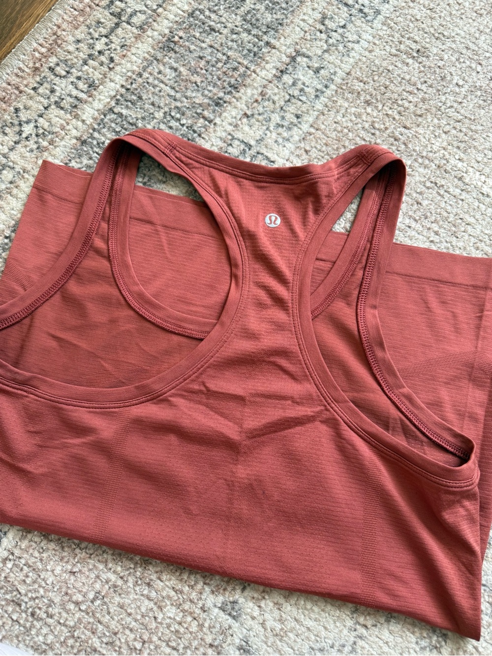 lululemon athletica Racerback Tank Top - Rust